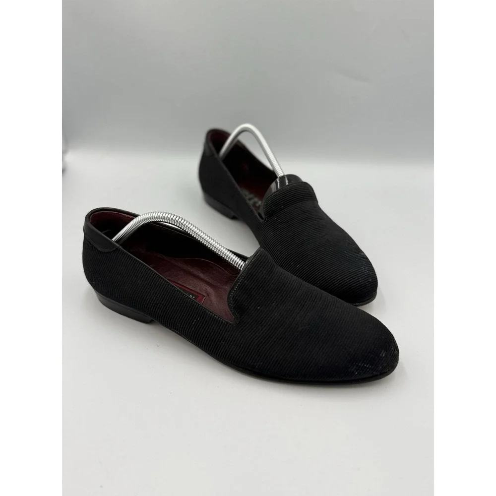 Vintage Cole Haan Formal Venetian Loafers Men's 10.5 M Black Slip On Textured